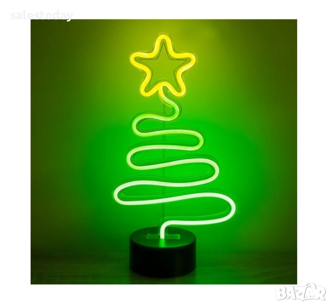 Светеща елха, декоративна 29,5см, снимка 1