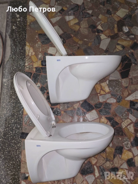 Конзолна тоалетна чиния Geberit със Структура за вграждане Grohe, снимка 1