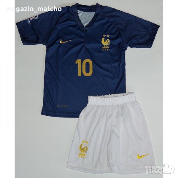 ДЕТСКИ ФУТБОЛЕН ЕКИП – NIKE FF FRANCE MBAPPE 10; размери: 160/176 см., снимка 1