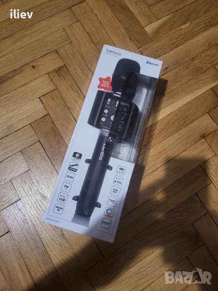 Караоке микрофон Lenco BMC-180BK, снимка 1