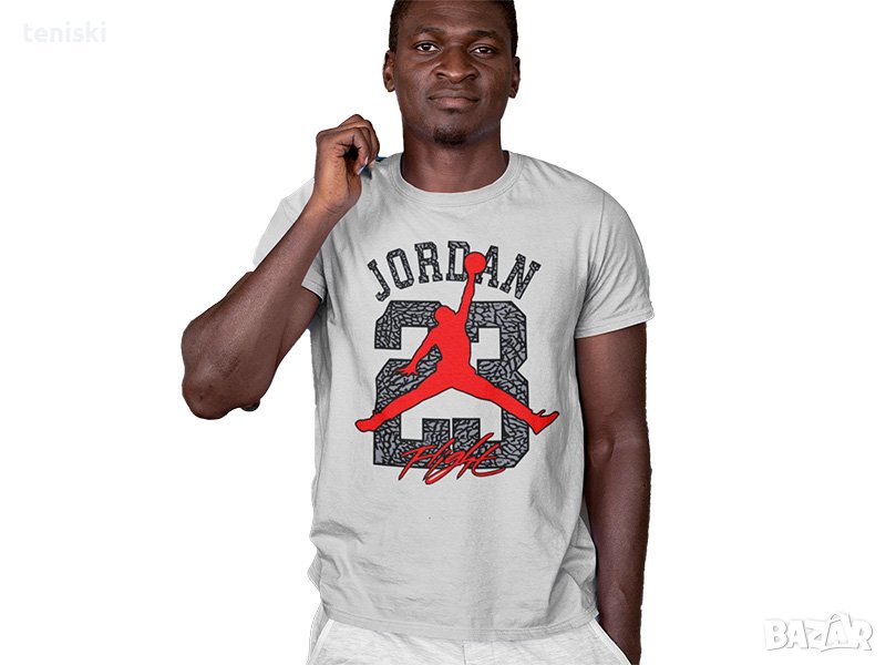 Тениски Air Jordan Flight принт Мъжки и детски , снимка 1