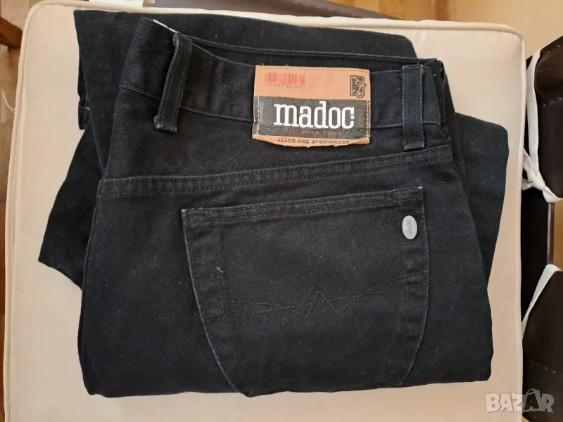 Мъжки черни дънки MADOC, снимка 1