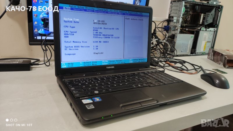 Лаптоп Toshiba Satellite C660-1MT , снимка 1