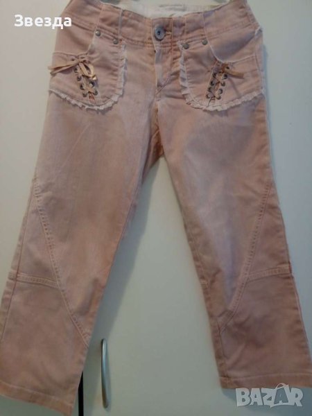 Дънки, розови бермуди, снимка 1