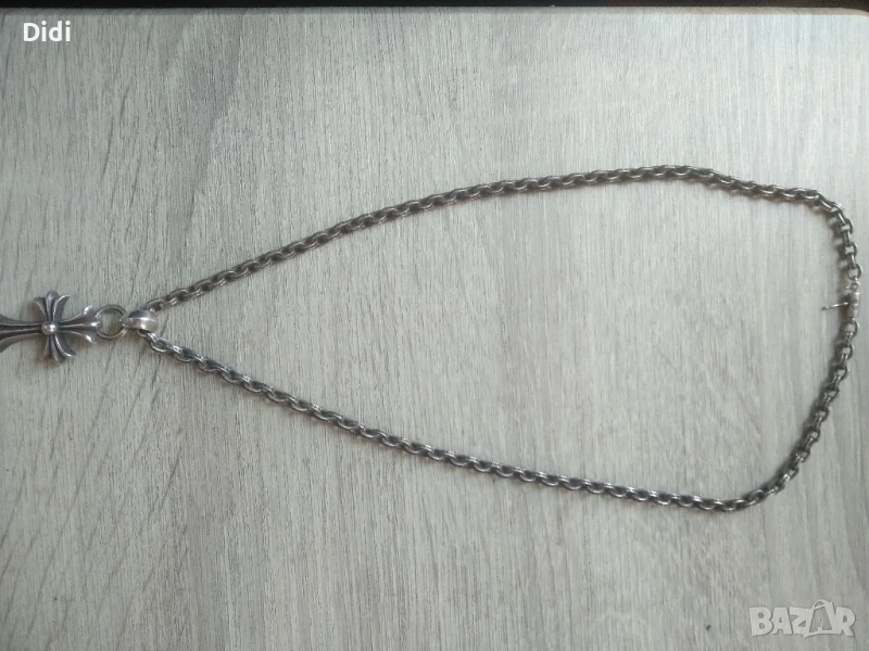 Синджир сребро кръст, снимка 1