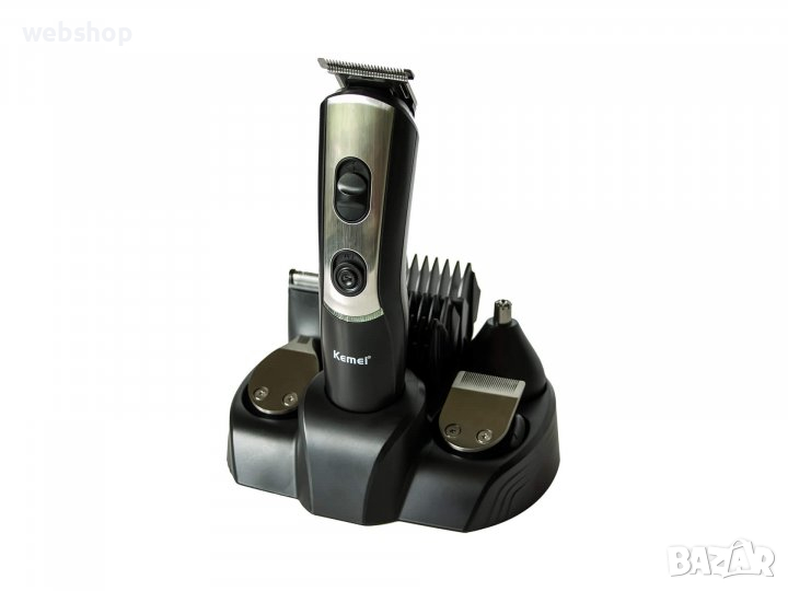 МАШИНКА ЗА БРЪСНЕНЕ И ПОДСТРИГВАНЕ 10В1 KEMEI KM-520, снимка 1