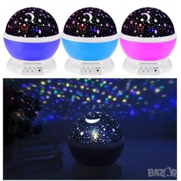 Нощна лампа детски планетариум, снимка 1
