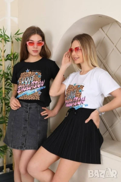 Дамска памучна тениска  , снимка 1