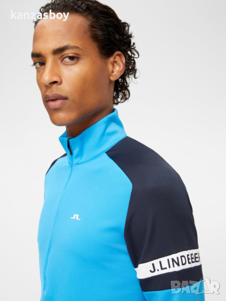 j.lindeberg danny mid layer - страхотна мъжка блуза КАТО НОВА Л, снимка 1