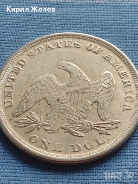 Монета 1 долар 1872г. САЩ РЕПЛИКА на Американския сребърен долар за КОЛЕКЦИЯ 30047, снимка 1