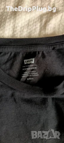 Levi's размер S дамска тениска в черно, снимка 3 - Тениски - 55768602