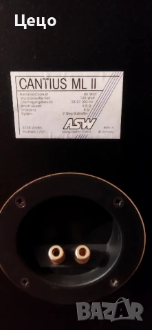 Тонколони ASW CANTIUS ML2, снимка 6 - Тонколони - 51000084