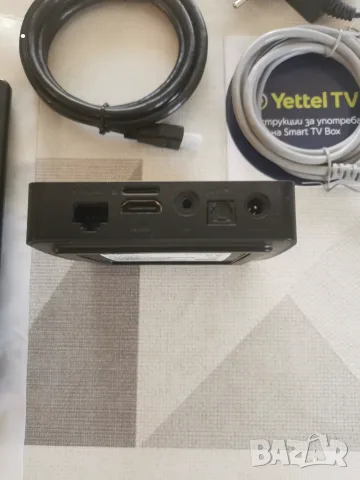 Yettel 4K Smart TV Box ZTE B866V2H01 – като нов, пълен комплект, снимка 2 - Приемници и антени - 56114220