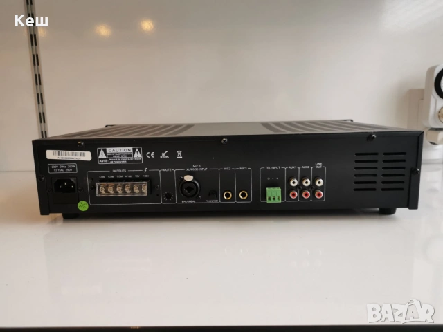 Професионален усилвател 6 канален миксер – 120W, снимка 2 - Ресийвъри, усилватели, смесителни пултове - 53248440