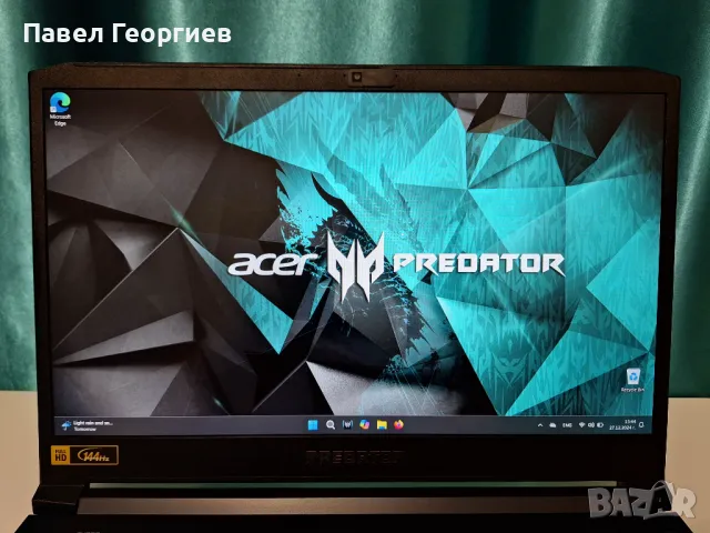 Геймърски Лаптоп Acer Predator Helios 300, 15.6 инча + охладител, Razer мишка и силиконов протектор, снимка 2 - Лаптопи за игри - 48653932