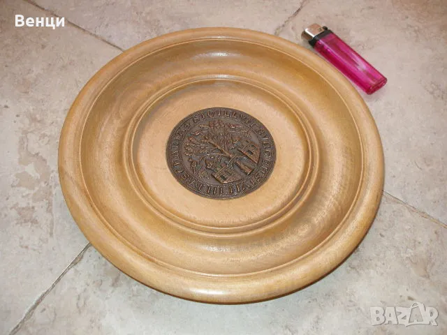 Дървена Чиния ..., снимка 6 - Антикварни и старинни предмети - 49859454