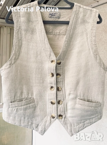 VINTAGE елек BEETHOVEN JEANS CLOTHING FOR YOU , снимка 15 - Елеци - 52095884