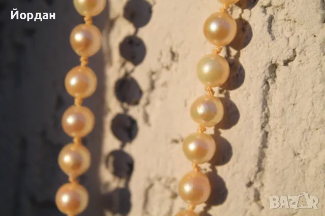 Огърлица с естествени перли и сребърна закопчалка, снимка 14 - Колиета, медальони, синджири - 48882666