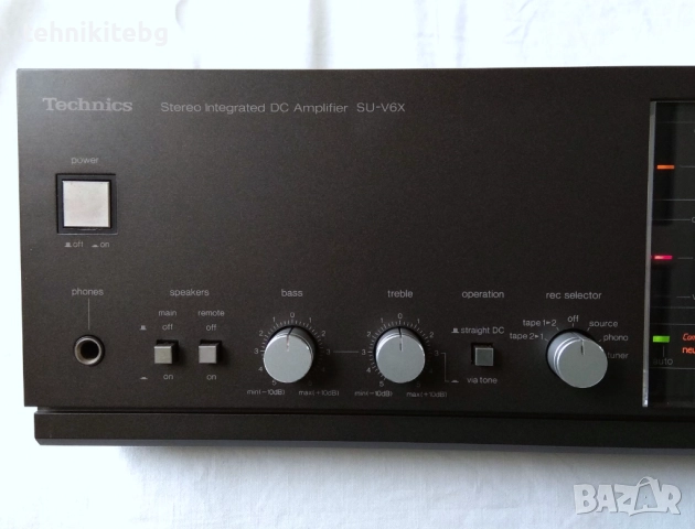 ⭐⭐⭐ Technics SU-V6X ⭐⭐⭐ Висок клас усилвател , почти като нов , 2 х 100 вата, снимка 2 - Ресийвъри, усилватели, смесителни пултове - 52223397
