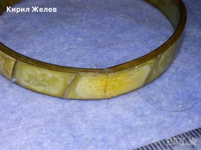 СТАРИННА ТИБЕТСКА ТРАДИЦИОННА ГРИВНА БРОН и ЯСПИС РЪЧНА ИЗРАБОТКА 26906, снимка 8 - Антикварни и старинни предмети - 40856265