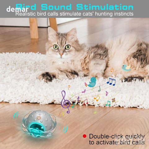 Електрическа автоматична котешка играчка, снимка 5 - За котки - 42133019