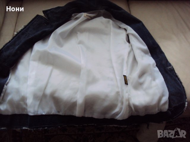 Кожено яке в комбинация с дънкови ревери и каубойски мотив, снимка 7 - Якета - 39350983