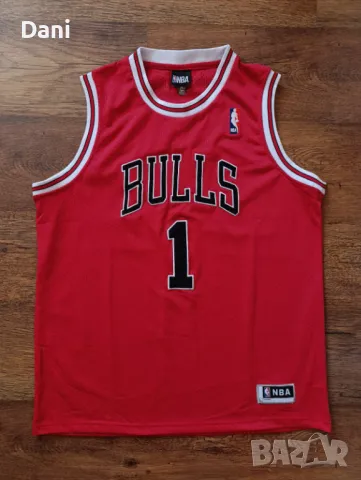Chicago Bulls Derrick Rose NBA Потник Реплика