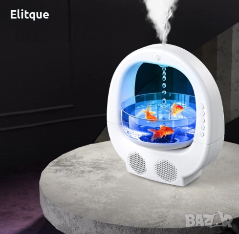 Антигравитационен овлажнител за въздух "Аквариум", с Bluetooth, снимка 7 - Други стоки за дома - 52591021