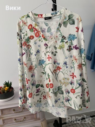 Блуза в размер XL, снимка 5 - Блузи с дълъг ръкав и пуловери - 44175133