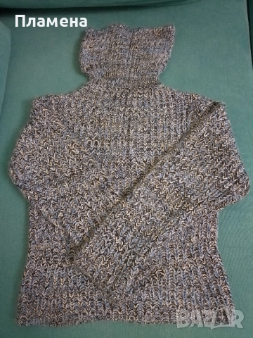 Пуловер вълна+мохер