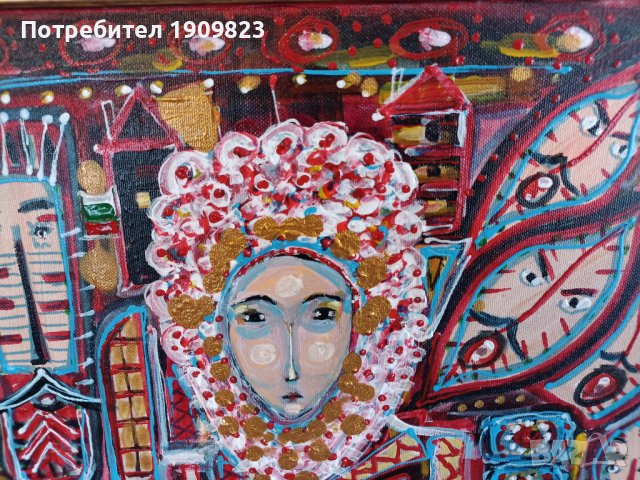 Маслена картина, снимка 6 - Картини - 41350763