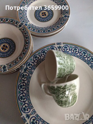 Сервиз за хранене,порцелан,от Америка, снимка 8 - Сервизи - 40254836