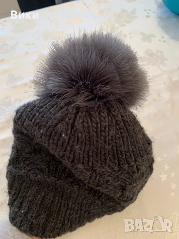 Шапка с пух seeberger оригинална, снимка 4 - Шапки - 39642008