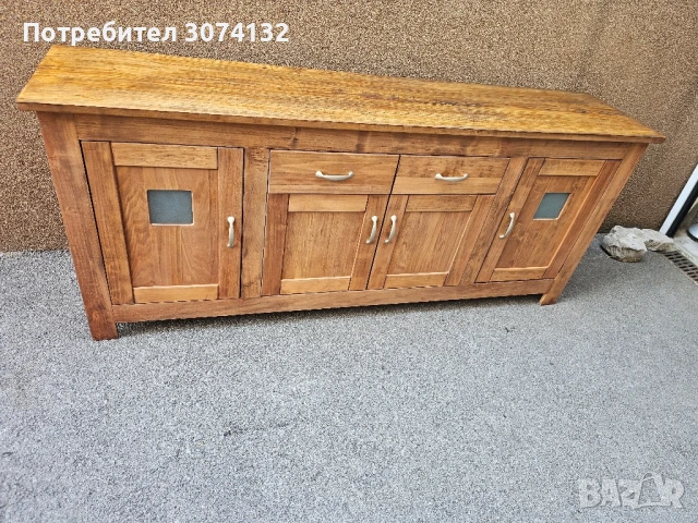 Контрабюфет в стил Рустик ( изцяло от масив), снимка 3 - Бюфети - 50674252