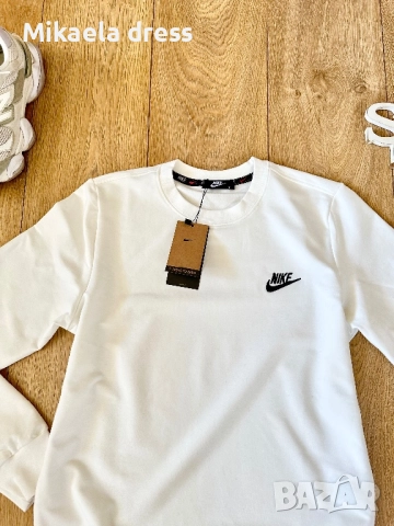 Nike!Суперсвеж ежедневен памучен суичър Nike.Размери С М и Л, снимка 5 - Суичъри - 52150531