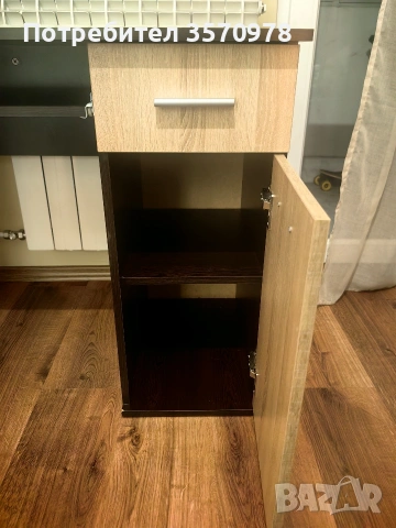 Компактно бюро с шкаф и чекмедже, снимка 2 - Бюра - 53239070