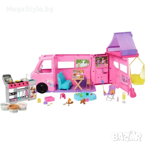 Комплект за игра Barbie, Dream Camper,Барби Кемпер, снимка 2 - Образователни игри - 56127370