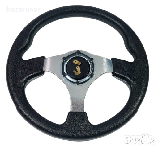 СПОРТЕН ВОЛАН ЗА КОЛА, КАРБОН - 250835, снимка 2 - Аксесоари и консумативи - 41615818