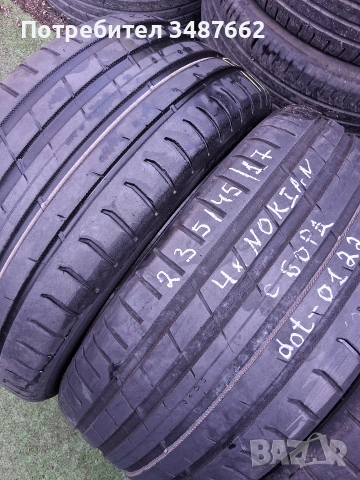 235 45 17 NOKIAN 4броя летни дот 2022г , снимка 3 - Гуми и джанти - 53659805