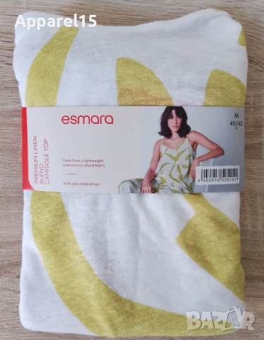 Esmara нов ленен потник M-L, снимка 8 - Потници - 51256907