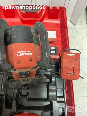 Ротационен  лазер Hilti PR 3-HVSG, снимка 5 - Измервателни инструменти - 51492383