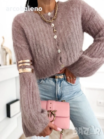 Дамски пуловер от 80% мохер, 5цвята , снимка 6 - Блузи с дълъг ръкав и пуловери - 53096733