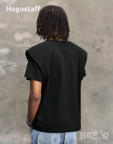 Нова двоен ръкав лепенки тениска блуза фланелка т шърт ангел Хл , снимка 6 - Тениски - 51767050