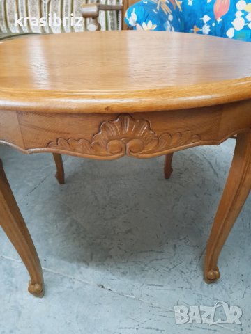 Масивна Кръгла Маса-внос от Германия , снимка 5 - Маси - 42166700