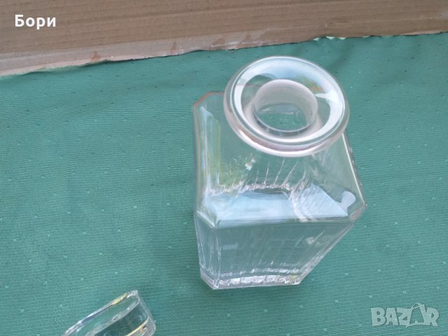 Бутилка за алкохол бяло прозрачно стъкло, снимка 5 - Чаши - 34688957