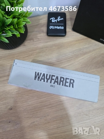 Най-ниска цена! Ray-Ban Meta Wayfarer Gen 2 RW4012 S50 Transitions Green – нови, снимка 2 - Други - 52920686