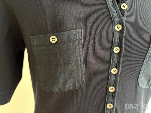 Тъмносиня рокля Uno Due, размер М, снимка 5 - Рокли - 51096562