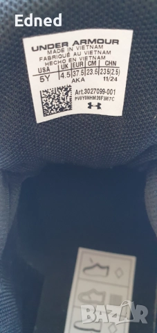 Дамски спортни обувки Under Armour, снимка 6 - Маратонки - 51687051