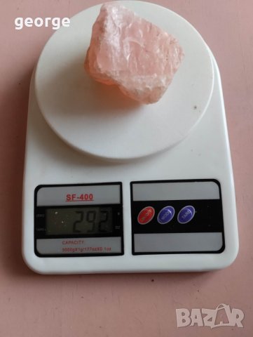Розов кварц - произход Мозамбик - необработен минерал, снимка 9 - Други ценни предмети - 40551027