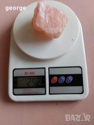 Розов кварц - произход Мозамбик - необработен минерал, снимка 9 - Други ценни предмети - 40551027